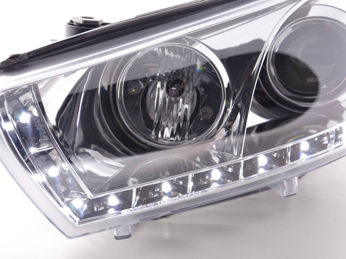 Scheinwerfer Set Daylight LED TFL-Optik VW Scirocco 3 Typ 13 08- chrom Scheinwerfer Set Daylight LED TFL-Optik VW Scirocco 3 Typ 13 08- chrom